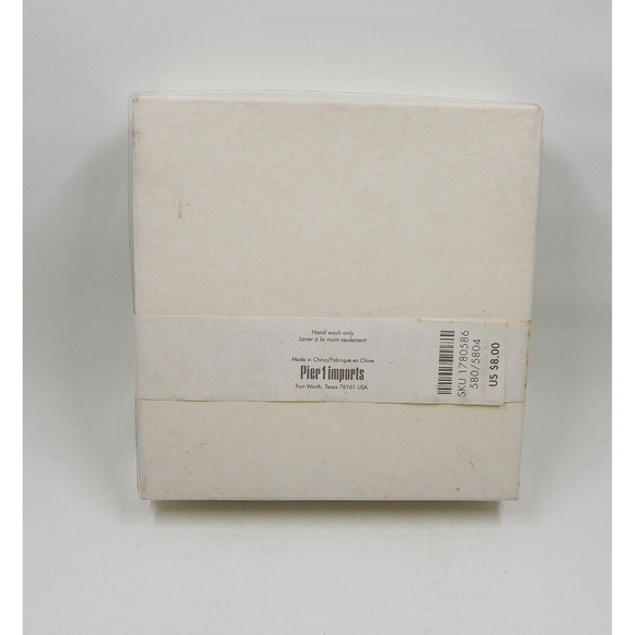 Pier 1 Decorative Glass Bottle Stoppers Clear Cobalt Blue Green Stirrer Set of 4 - Picture 2 of 3